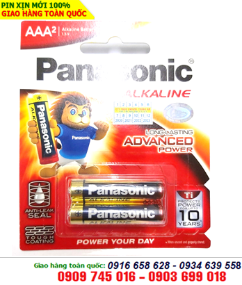 Pin AAA Panasonic LR03T/2B Alkaline 1.5V chính hãng Panasonic Made in Thailand